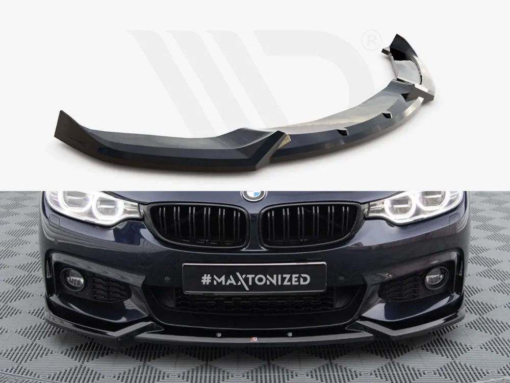 Maxton Design Front Splitter V.1 Bmw 4 Gran Coupe M-Pack F36 1