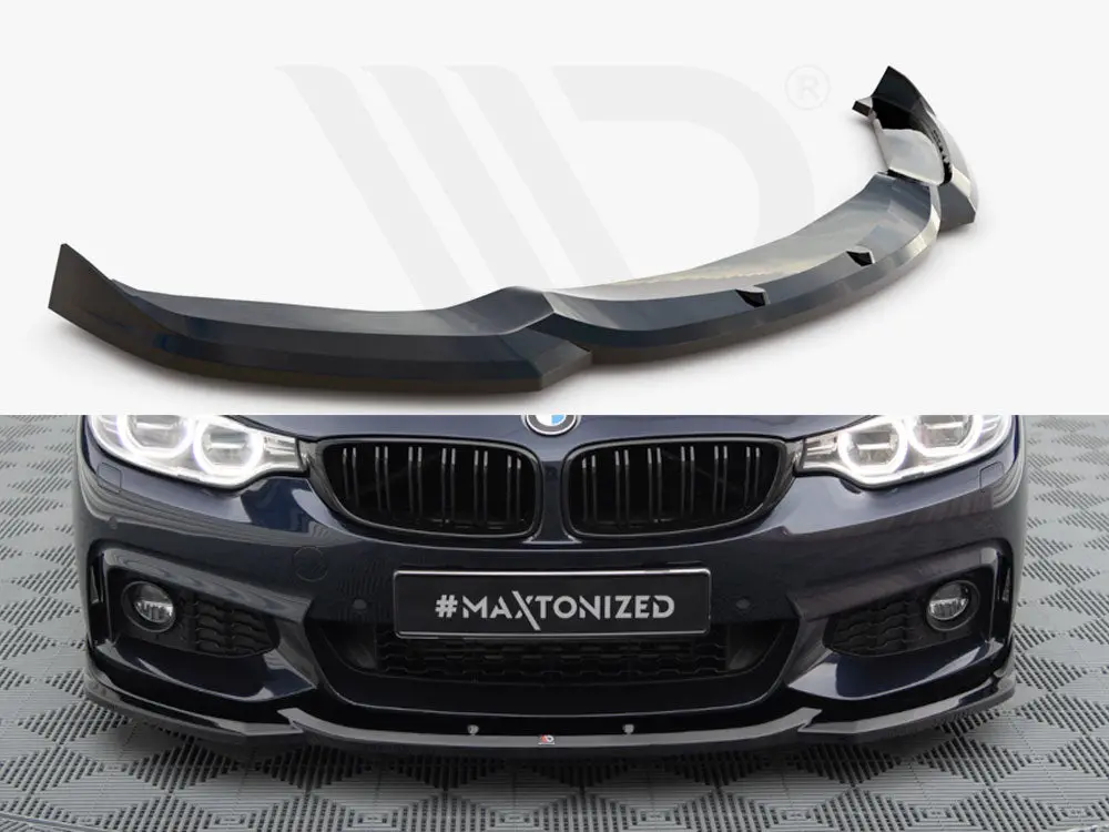 Maxton Design Front Splitter V.2 Bmw 4 Gran Coupe M-Pack F36 1