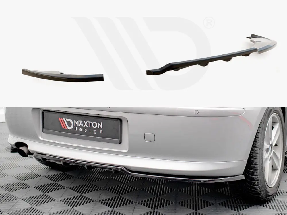 Maxton Design Central Rear Splitter (Vertical Bars) Bmw 1 E81 Facelift 1