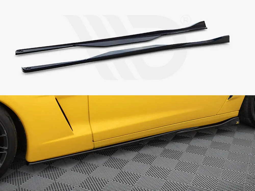 Maxton Design Side Skirts Diffusers Chevrolet Corvette C6 1