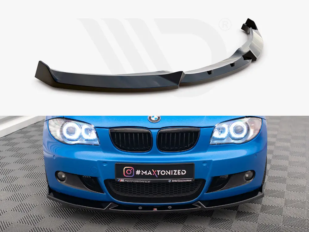 Maxton Design Front Splitter V.2 Bmw 1 M-Pack E87 Facelift 1