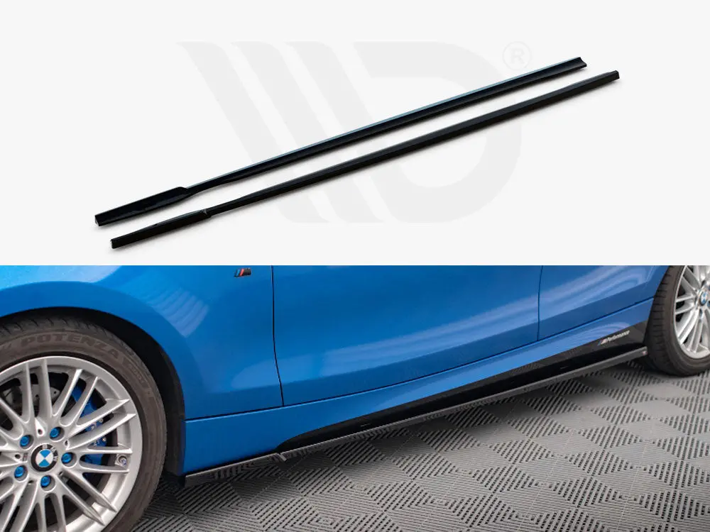 Maxton Design Side Skirts Diffusers Bmw 1 M-Pack E87 Facelift 1