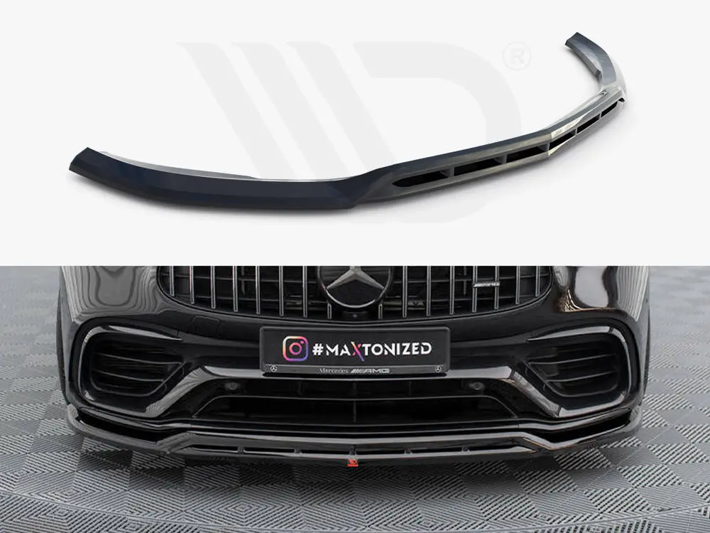 Maxton Design Front Splitter Mercedes-Amg Glc 63 Suv / Coupe X253 / C253 1