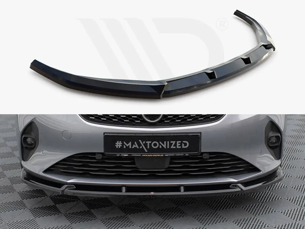 Maxton Design Front Splitter V.1 Opel Corsa F (Mk6) 1
