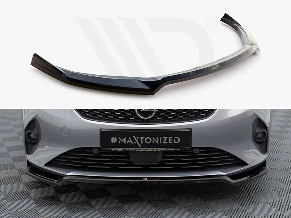 Maxton Design Front Splitter V.2 Opel Corsa F (Mk6) 1