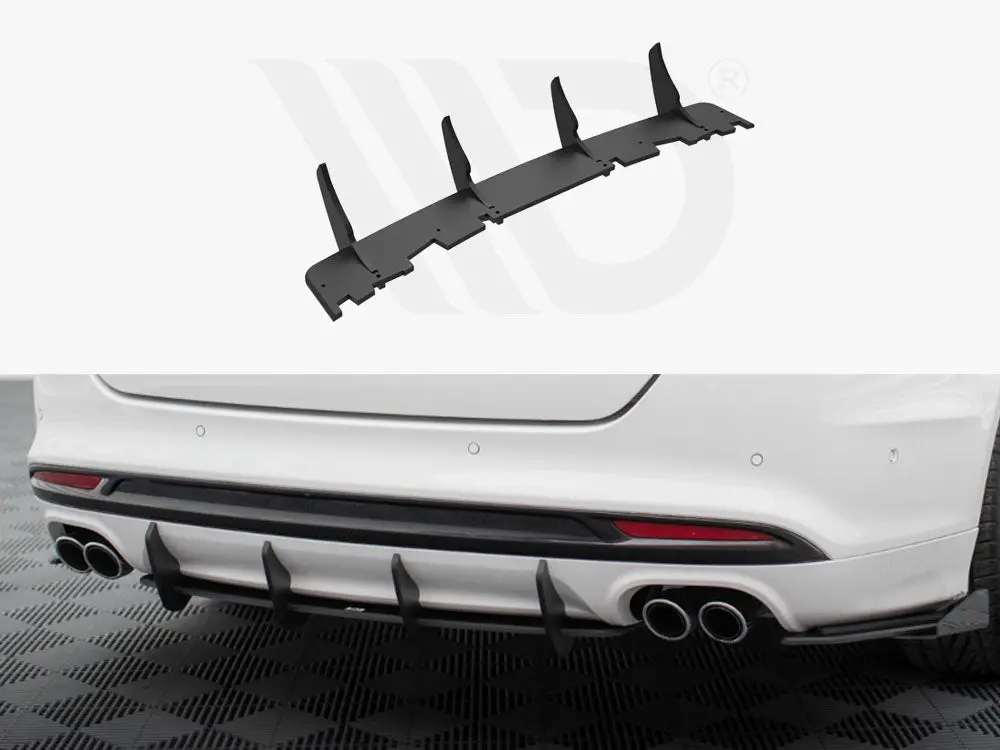 Maxton Design Street Pro Rear Diffuser Ford Mondeo Sport Mk5 Facelift / Fusion Sport Mk2 Facelift 1