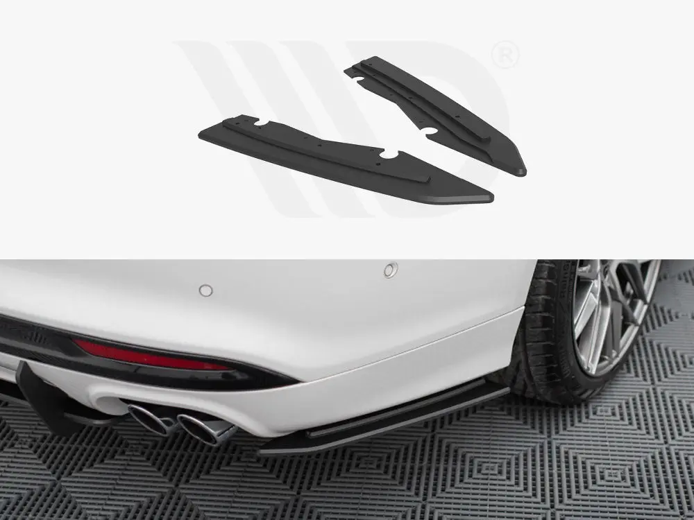 Maxton Design Street Pro Rear Side Splitters Ford Mondeo Sport Mk5 Facelift / Fusion Sport Mk2 Facelift 1