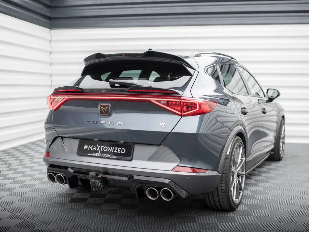 Maxton Design Rear Valance V.3 + Exhaust Tips Cupra Formentor Vz Mk1 / Mk1 Facelift 2