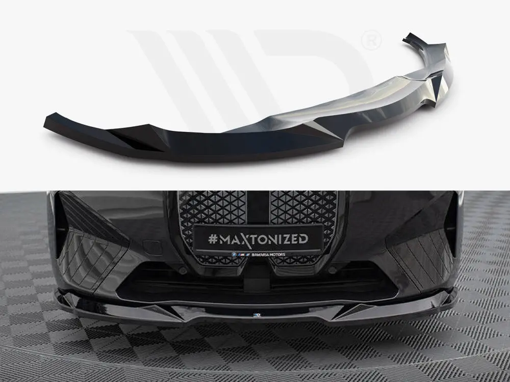Maxton Design Front Splitter V.2 Bmw Ix M-Pack I20 1