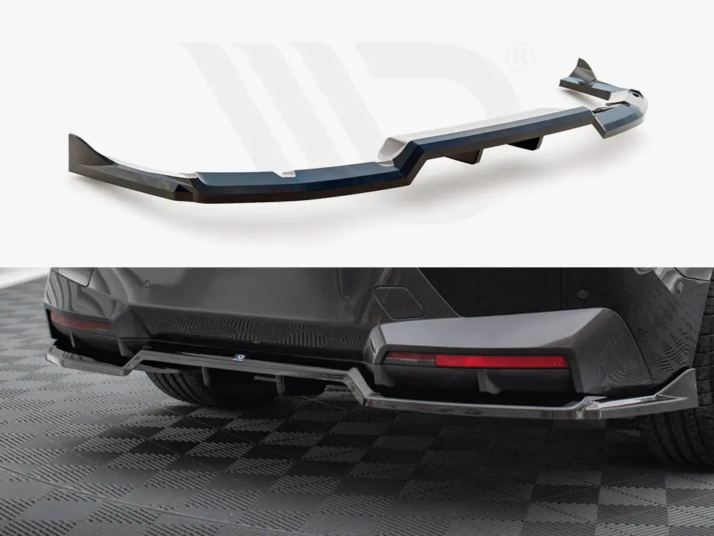 Maxton Design Central Rear Splitter (Vertical Bars) Bmw Ix M-Pack I20 1