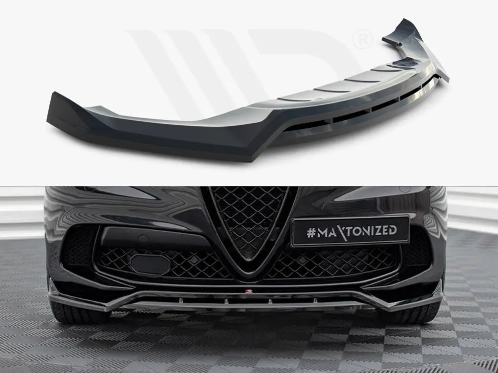 Maxton Design Front Splitter Alfa Romeo Stelvio Quadrifoglio Mk1 1
