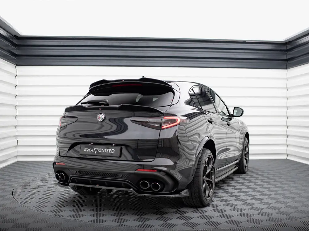 Maxton Design Upper Spoiler Cap 3D Alfa Romeo Stelvio Quadrifoglio Mk1 2