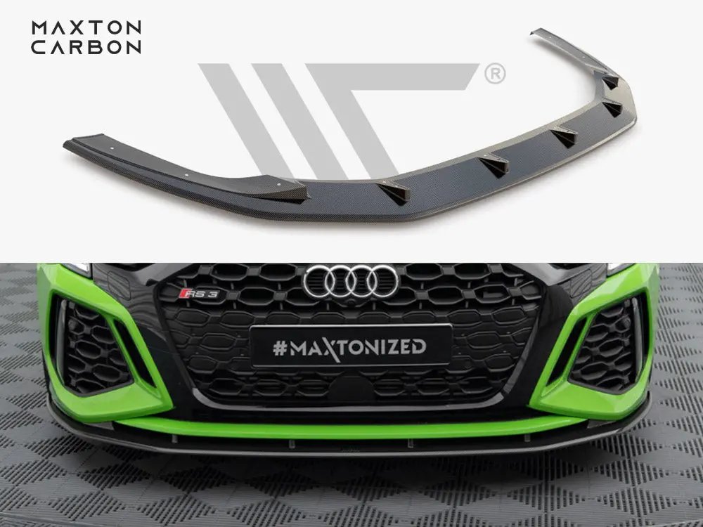 Carbon Fiber Front Splitter Audi Rs3 8Y 1