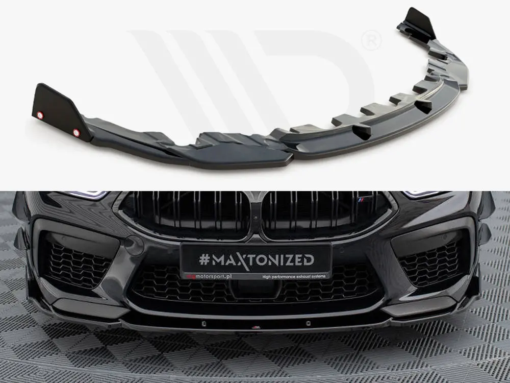 Front Splitter V.1 + Flaps Bmw M8 Gran Coupe F93 1