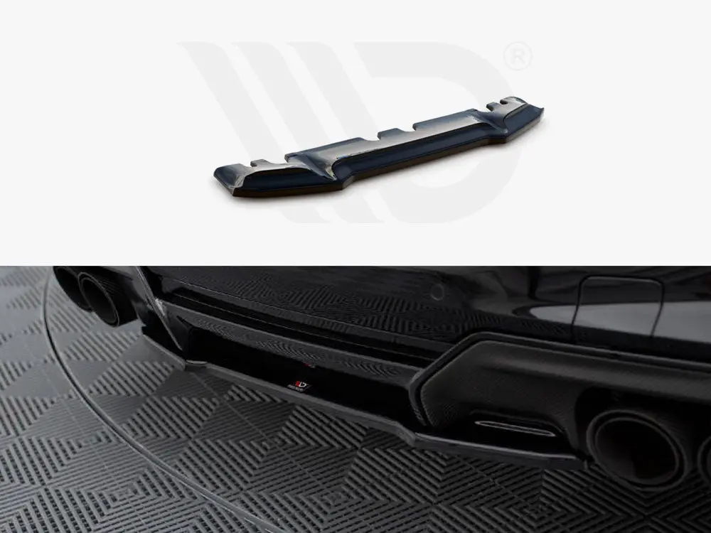Maxton Design Central Rear Splitter Bmw M8 Gran Coupe F93 1