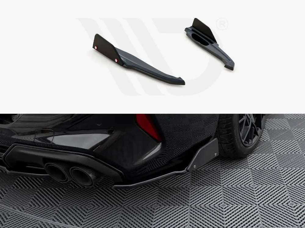 Rear Side Splitters V.1 + Flaps Bmw M8 Gran Coupe F93 1