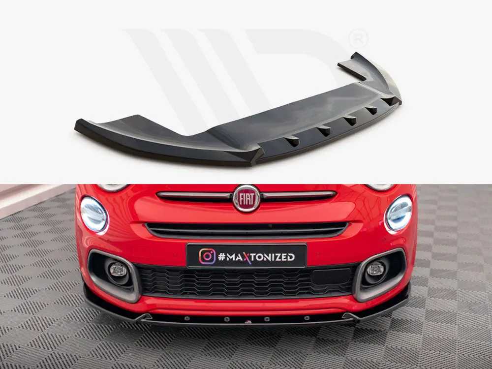 Maxton Design Front Splitter Fiat 500X Sport Mk1 Facelift 1