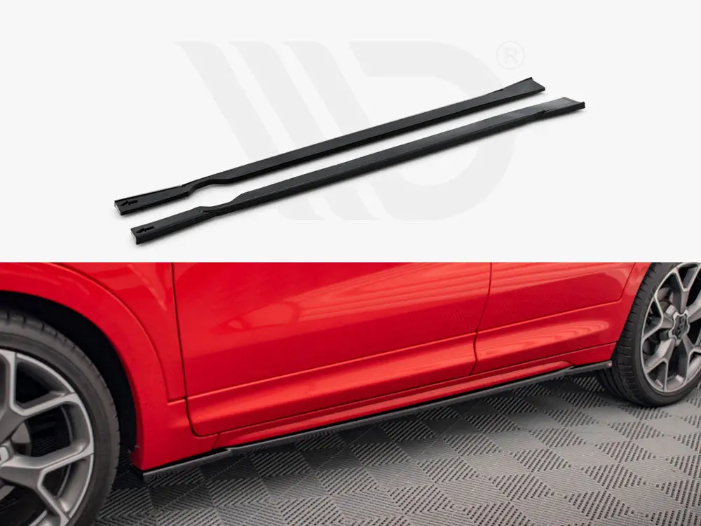 Maxton Design Side Skirts Diffusers Fiat 500X Sport Mk1 Facelift 1