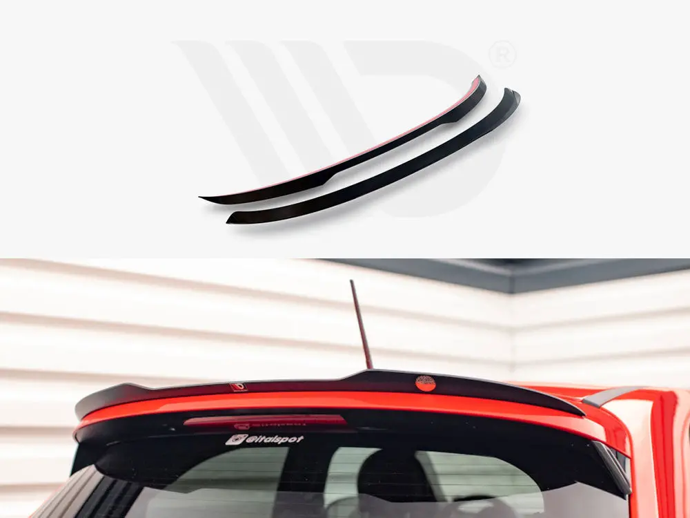 Maxton Design Spoiler Cap Fiat 500X Sport Mk1 Facelift 1
