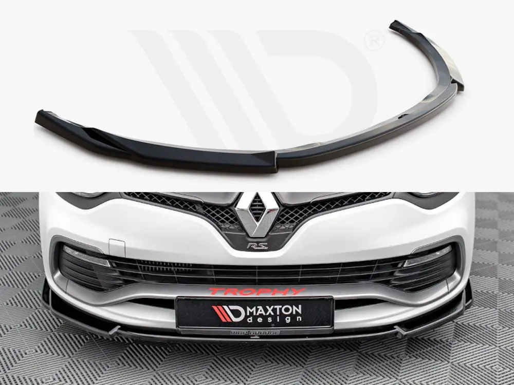 Maxton Design Front Splitter V.2 Renault Clio Rs Mk4 1