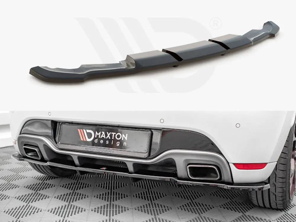 Maxton Design Central Rear Splitter (Vertical Bars) Renault Clio Rs Mk4 1