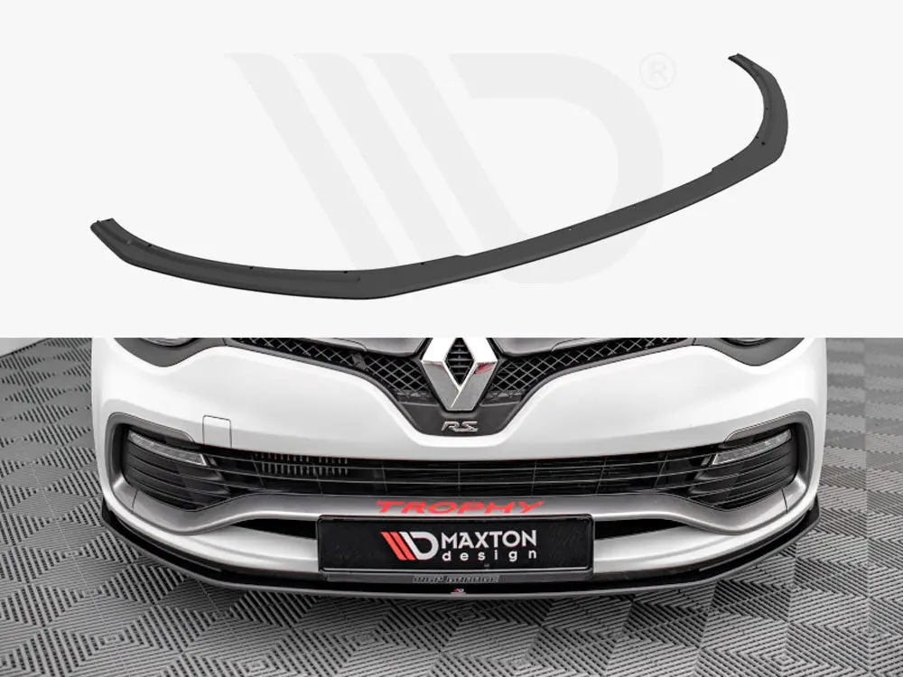 Maxton Design Street Pro Front Splitter Front Splitter Renault Clio Rs Mk4 1