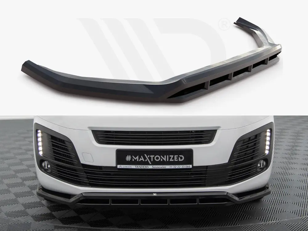 Maxton Design Front Splitter Citroen Jumpy Mk3 1