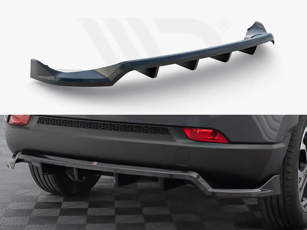 Maxton Design Rear Splitter (Vertical Bars) Jeep Compass Limited Mk2 Facelift 1