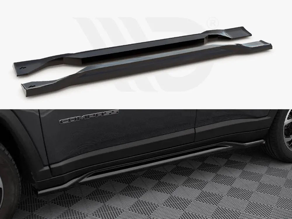Maxton Design Side Skirts Diffusers Jeep Compass Limited Mk2 Facelift 1
