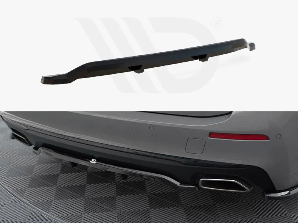 Maxton Design Central Rear Splitter (Vertical Bars) Bmw 5 G30 / G31 Facelift 1