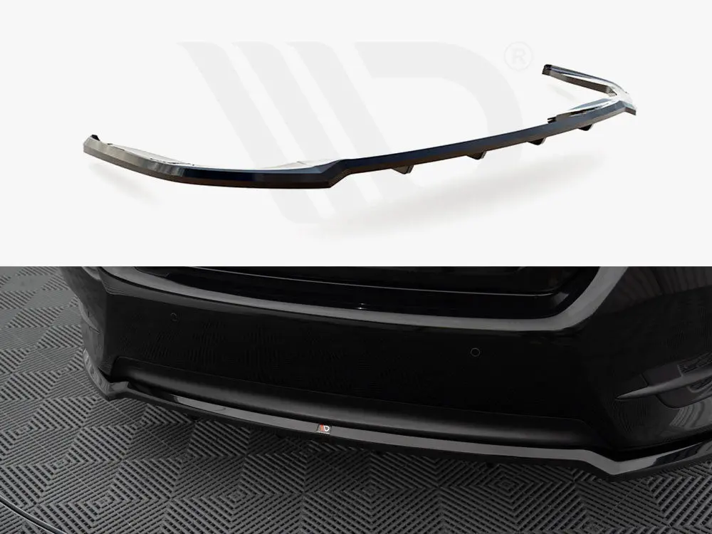 Maxton Design Central Rear Splitter (Vertical Bars) Honda Civic Mk10 1