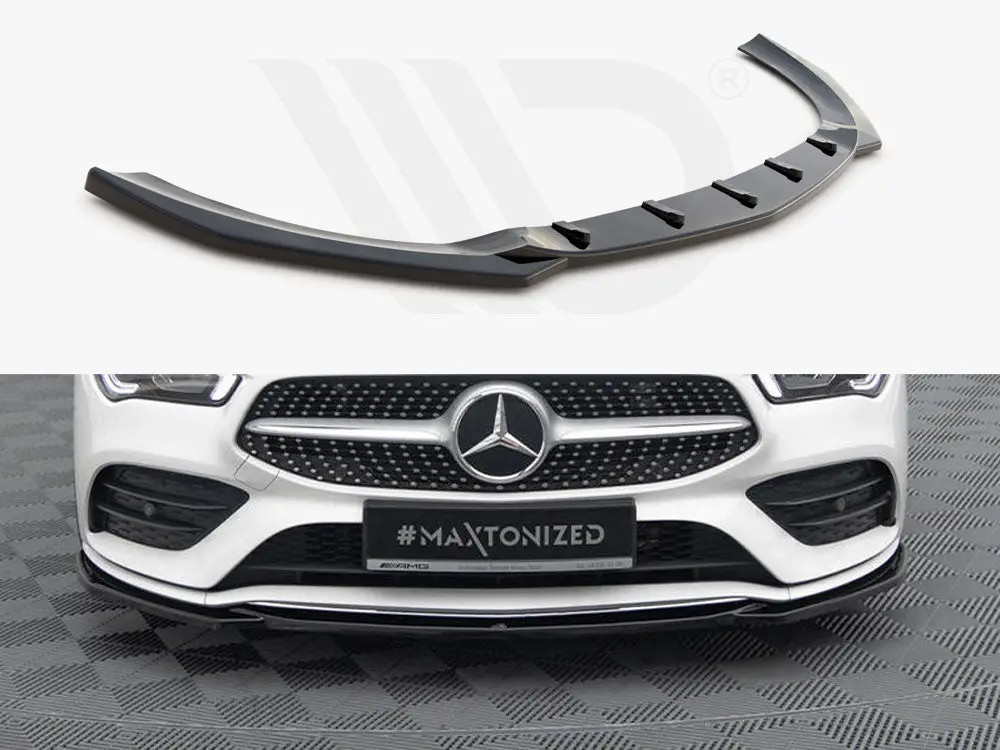 Maxton Design Front Splitter V.1 Mercedes-Benz Cla A35 Amg / Amg-Line C118 1