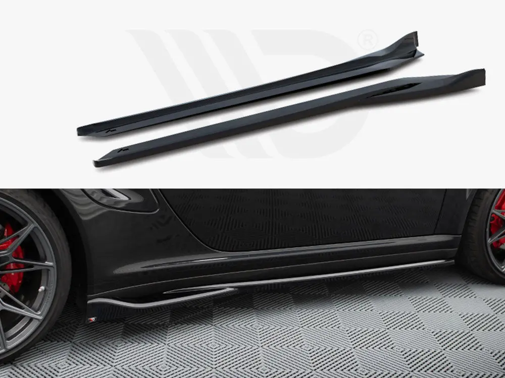 Maxton Design Side Skirts Diffusers Porsche 911 Turbo 997 1