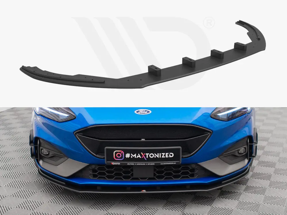 Maxton Design Street Pro Front Splitter Ford Focus St / St-Line Mk4 1