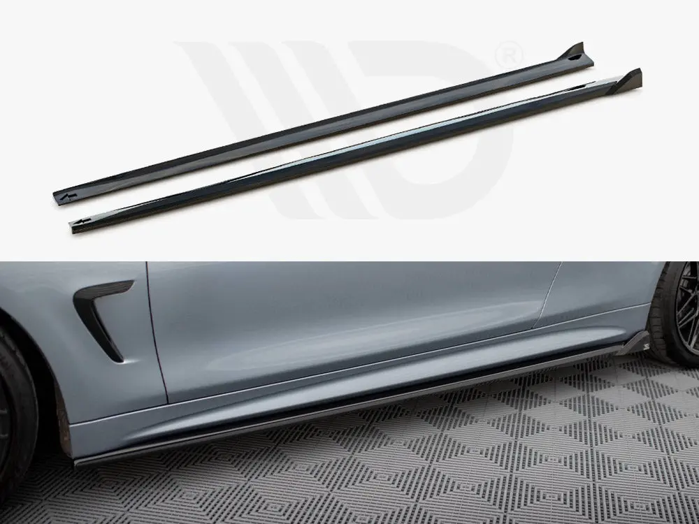 Maxton Design Side Skirts Diffusers V.2 Bmw 4 Coupe M-Pack F32 1
