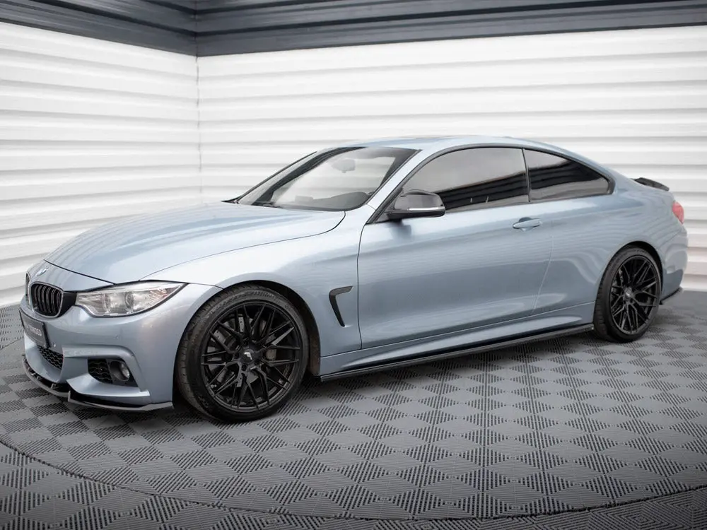 Maxton Design Side Skirts Diffusers V.3 Bmw 4 Coupe M-Pack F32 2