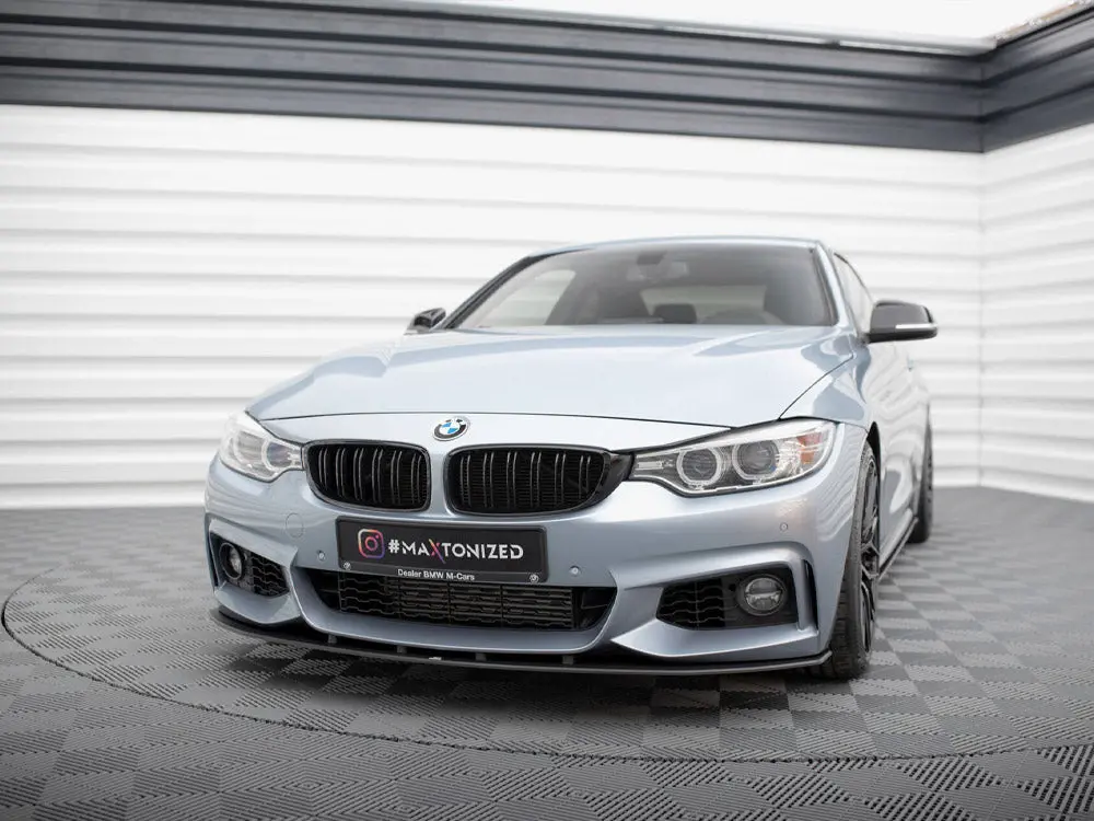 Maxton Design Street Pro Front Splitter Bmw 4 Coupe / Gran Coupe / Cabrio M-Pack F32 / F36 / F33 2