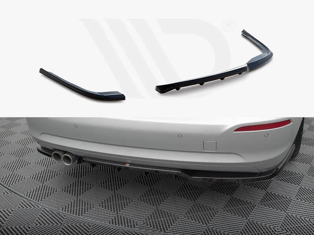 Maxton Design Central Rear Splitter (Vertical Bars) Bmw 3 Gt F34 Facelift 1