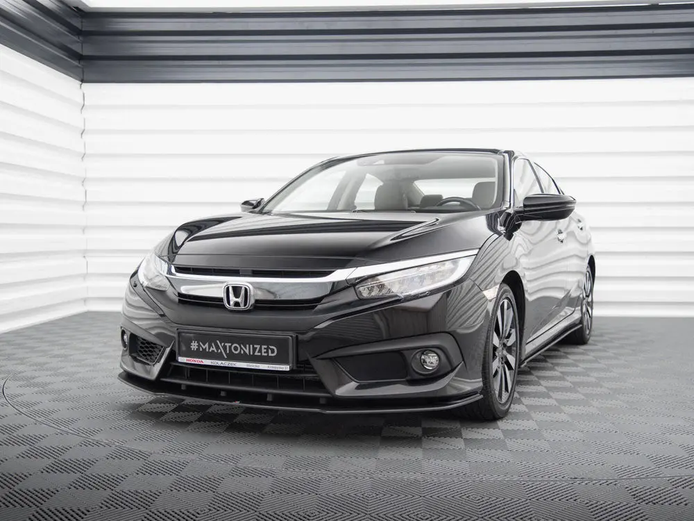Maxton Design Street Pro Front Splitter Honda Civic Mk10 2