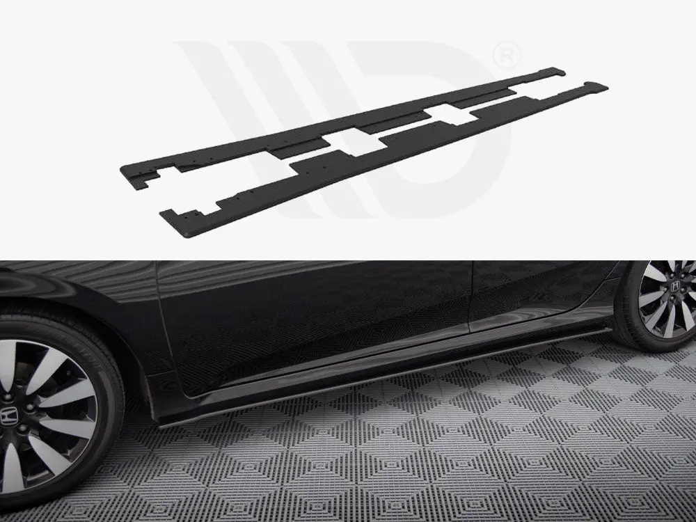 Maxton Design Street Pro Side Skirts Diffusers Honda Civic Mk10 1