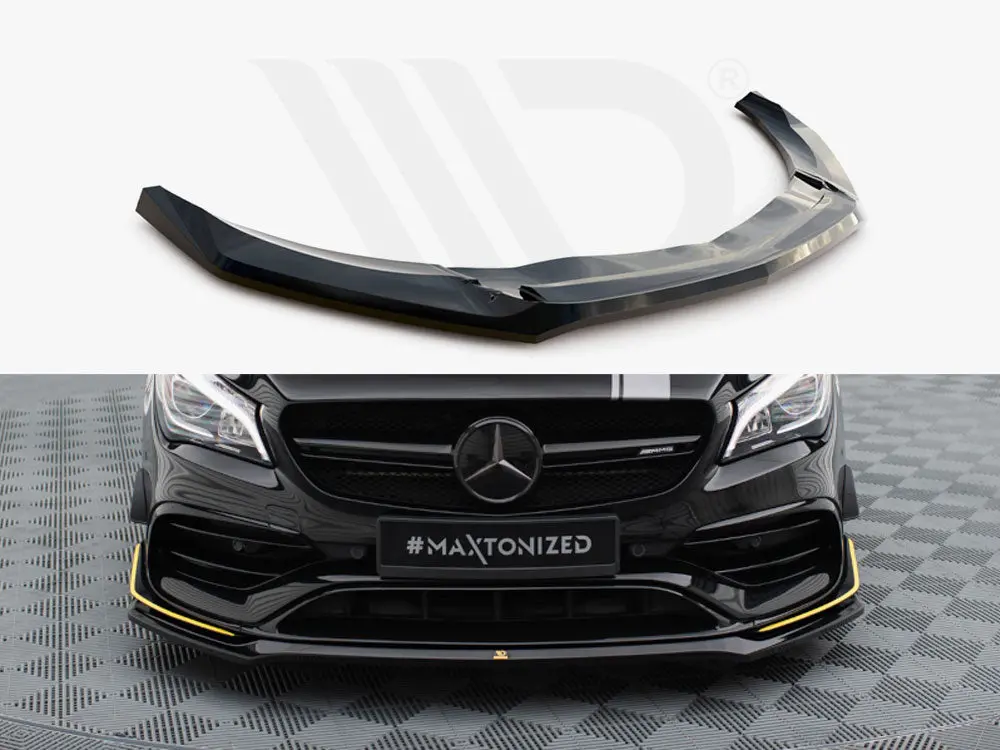 Maxton Design Front Splitter V.3 Mercedes-Amg Cla 45 Aero C117 Facelift 1