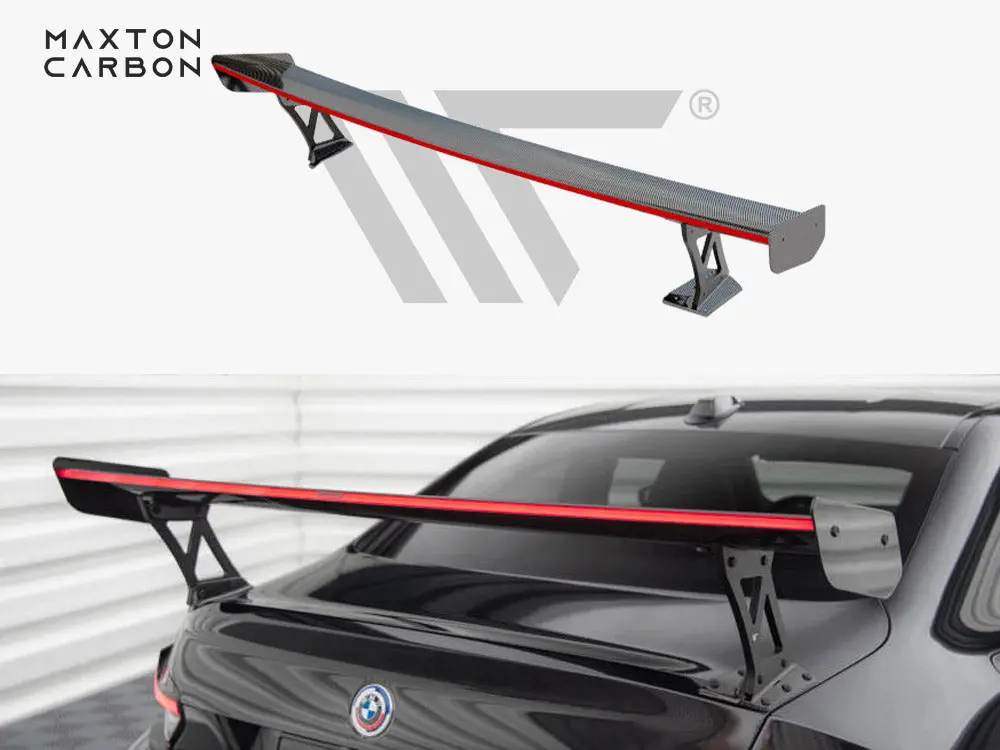 Maxton Design Carbon Fiber Spoiler + Led Light Bmw M2 G87 1