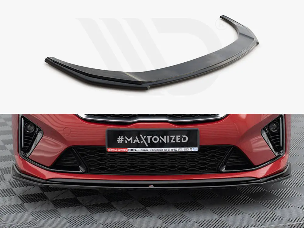 Maxton Design Front Splitter V.1 Kia Proceed Gt Mk1 1