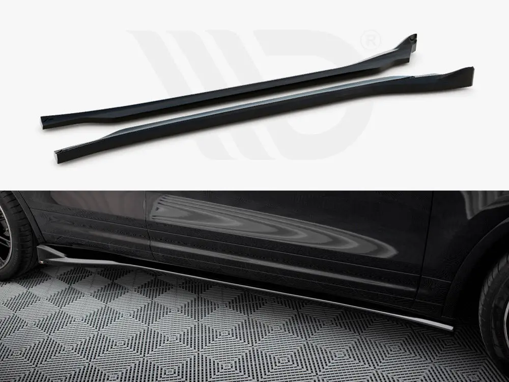 Maxton Design Side Skirts Diffusers Porsche Cayenne Mk2 Facelift 1