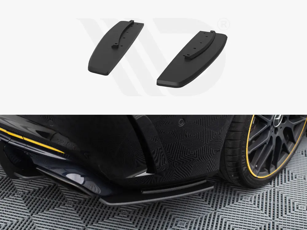 Maxton Design Street Pro Rear Side Splitters Mercedes-Amg Cla 45 C117 Facelift 1