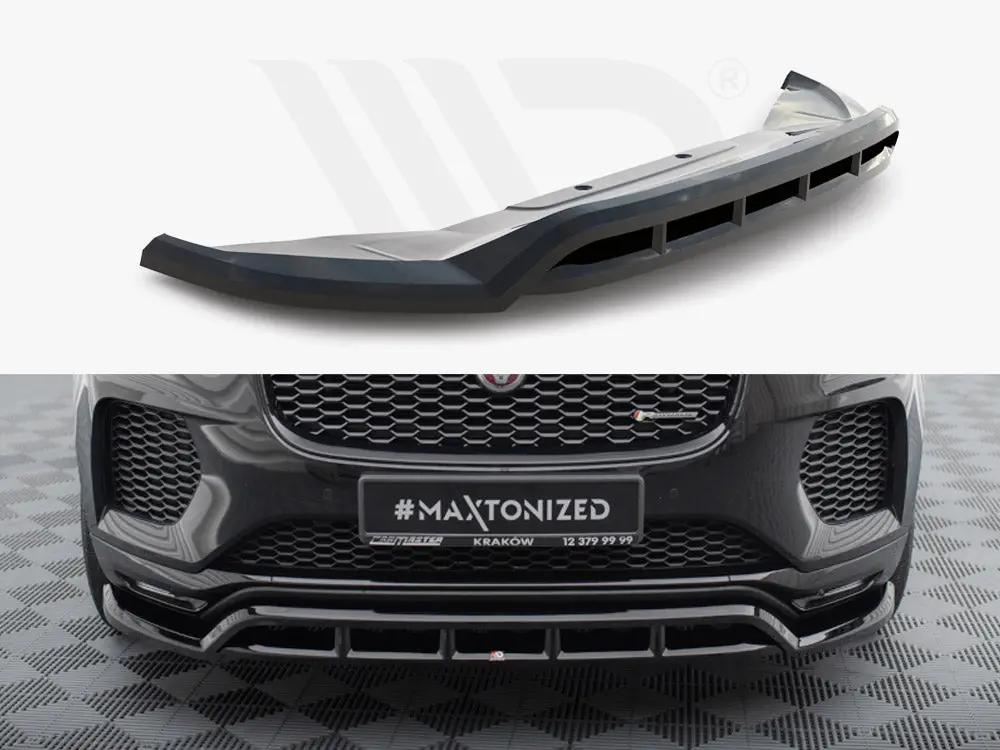 Maxton Design Front Splitter Jaguar E-Pace R-Dynamic Mk1 1