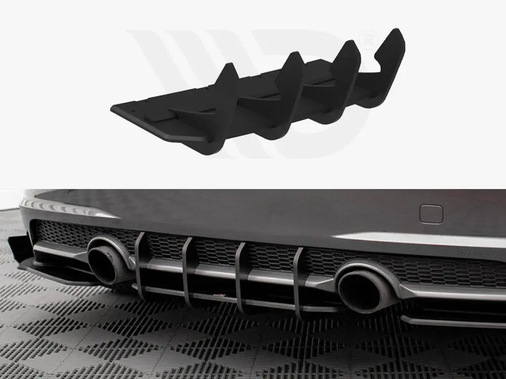 Maxton Design Street Pro Rear Diffuser Audi Tt S-Line 8S 1
