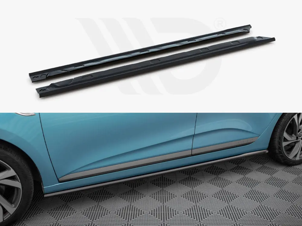 Maxton Design Side Skirts Diffusers Renault Clio R.S. Line Mk5 1