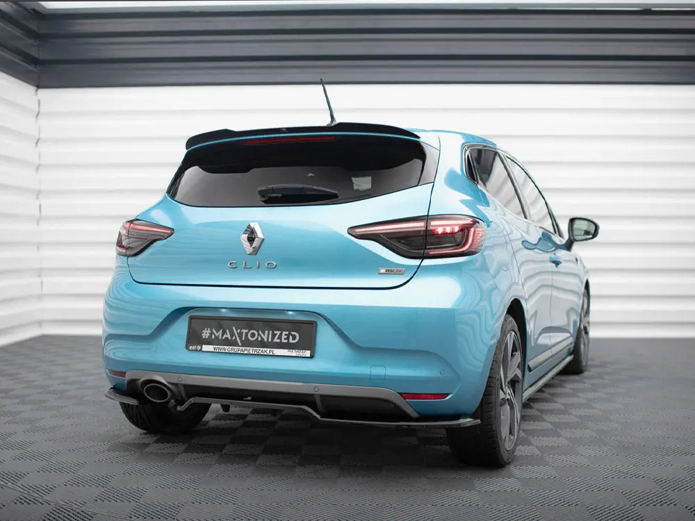 Maxton Design Central Rear Splitter (Vertical Bars) Renault Clio R.S. Line Mk5 2