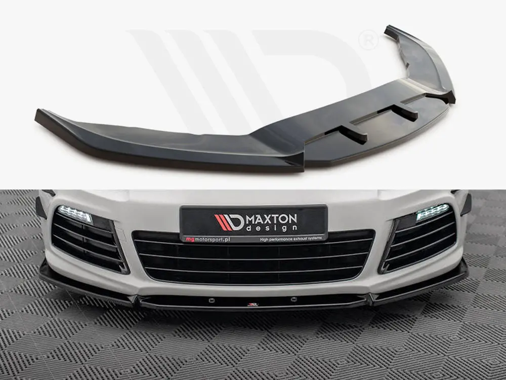 Maxton Design Front Splitter V.3 Volkswagen Scirocco R Mk3 1